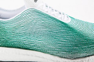 The sole of the sneaker is made from sustainable materials, the upper from recycled ocean waste. --Adidas