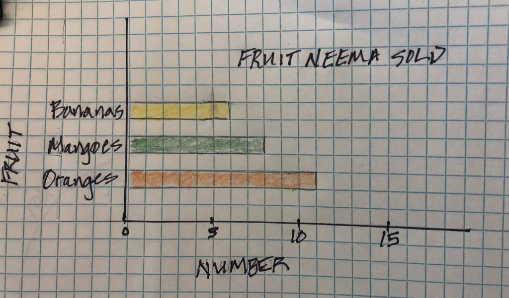 Bar graph for NEEMA math lesson