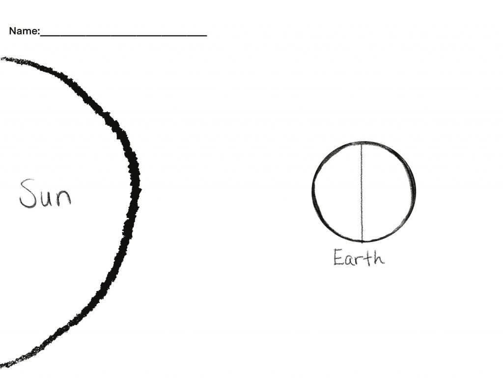 Sun - day/night worksheet