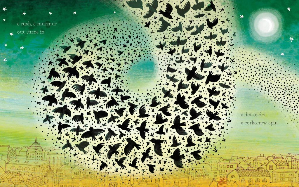 inside image - murmuration