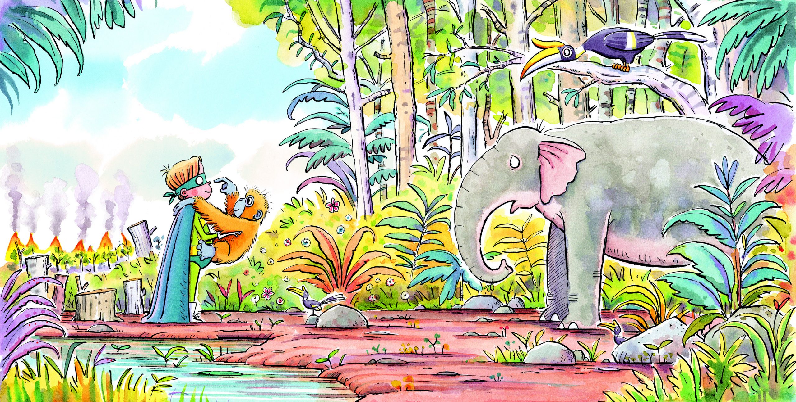 LitLinks: Show kids how to protect ancient rainforests, endangered species