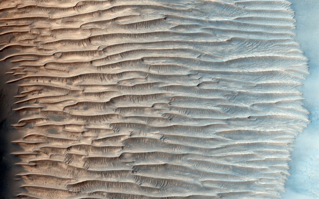 Mars sand dune