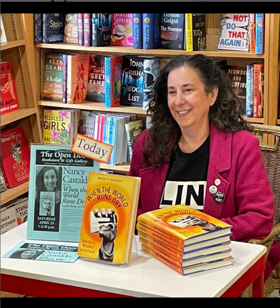 Nancy Castaldo in bookstore