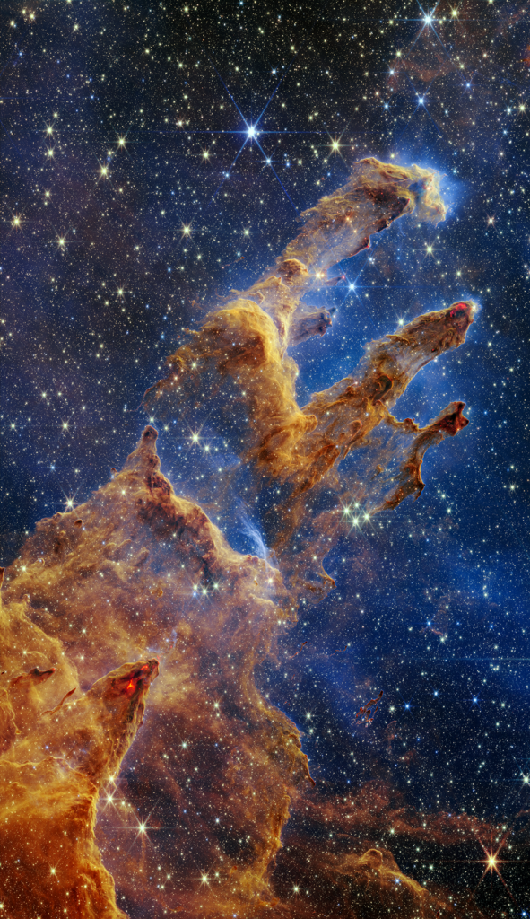 Pillars of creation by James Webb Space Telescope