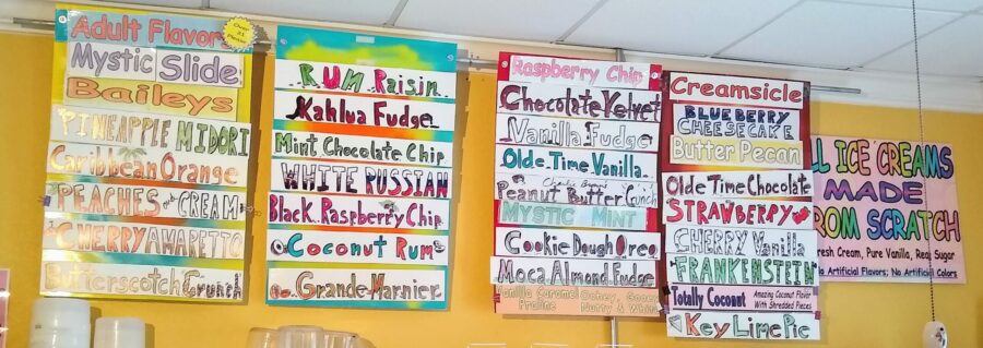 Mystic_Ice_Cream_flavor_selection_sign