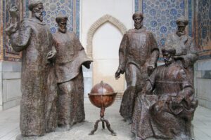 "Statue-of-Ulugh-Beg--father-of-scientific-learning-in-Samarkand"-by-Arthur-Chapman-is-licensed-under-CC-BY-NC-SA-2.0.