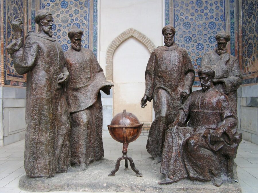 "Statue-of-Ulugh-Beg--father-of-scientific-learning-in-Samarkand"-by-Arthur-Chapman-is-licensed-under-CC-BY-NC-SA-2.0.